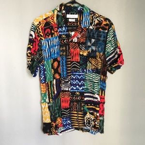 Urban Outfitters Patterned Button Shirt